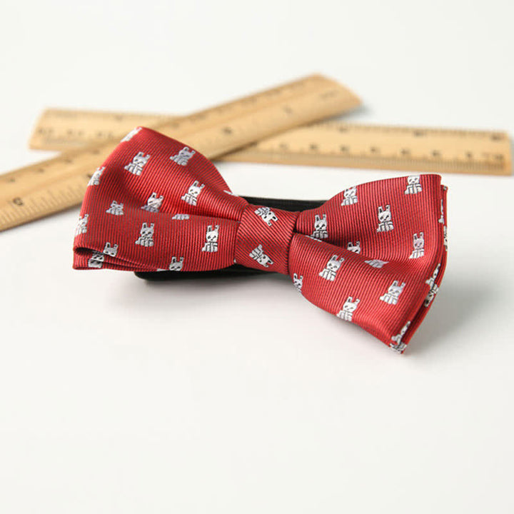 Kid's Cute Printed Double-Layered Stylish Fun Bow Tie - Style #23 - image 25