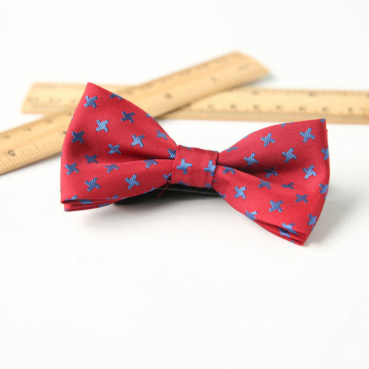 Kid's Cute Printed Double-Layered Stylish Fun Bow Tie - Style #20 - image 22