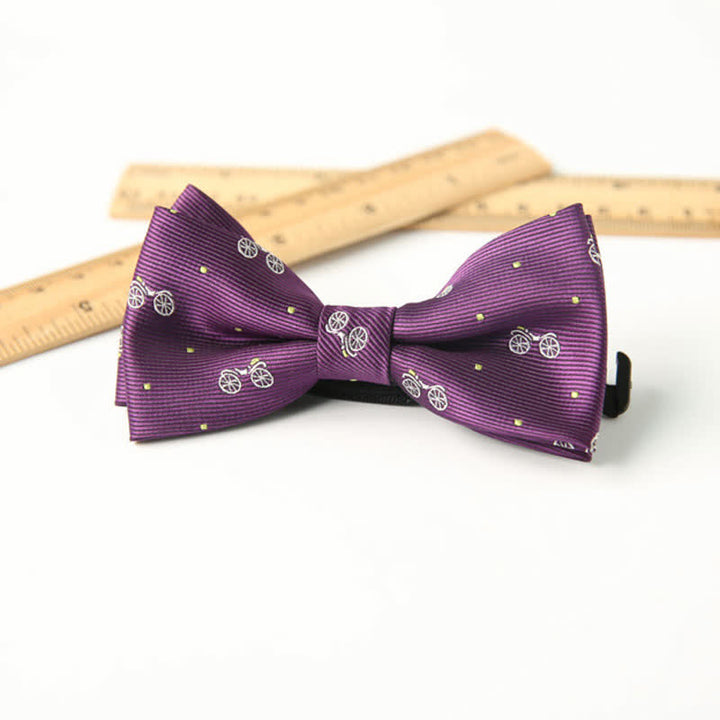 Kid's Cute Printed Double-Layered Stylish Fun Bow Tie - Style #2 - image 4