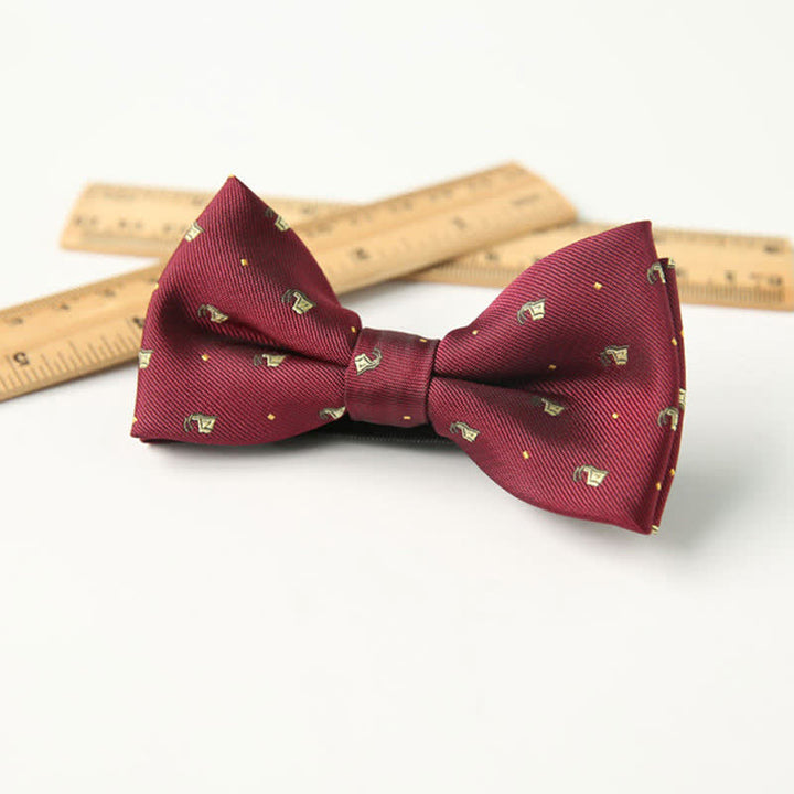 Kid's Cute Printed Double-Layered Stylish Fun Bow Tie - Style #1 - image 1