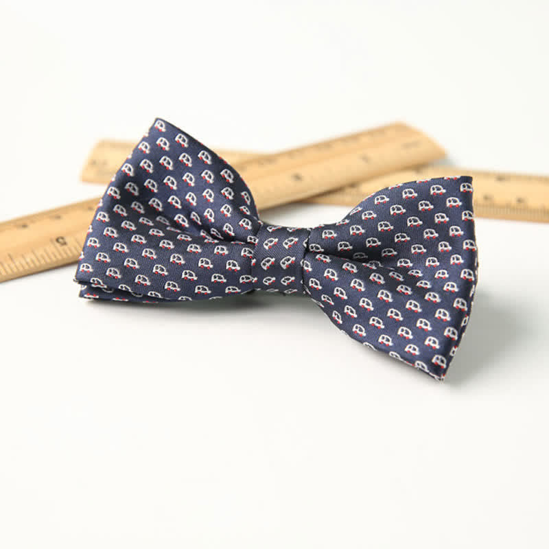 Kid's Cute Printed Double-Layered Stylish Fun Bow Tie - Style #7 - image 9