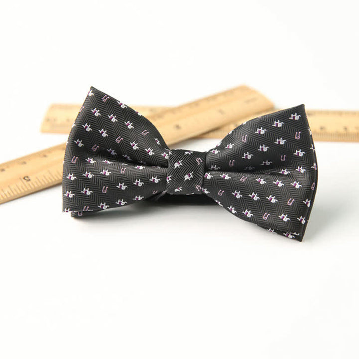 Kid's Cute Printed Double-Layered Stylish Fun Bow Tie - Style #6 - image 8