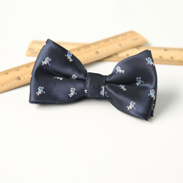 Kid's Cute Printed Double-Layered Stylish Fun Bow Tie - Style #8 - image 10