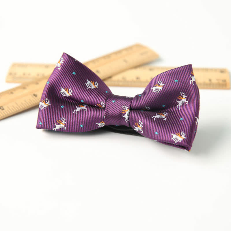 Kid's Cute Printed Double-Layered Stylish Fun Bow Tie - Style #21 - image 23