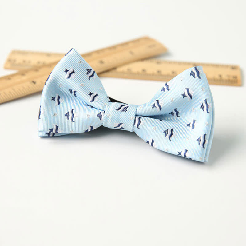 Kid's Cute Printed Double-Layered Stylish Fun Bow Tie - Style #22 - image 24