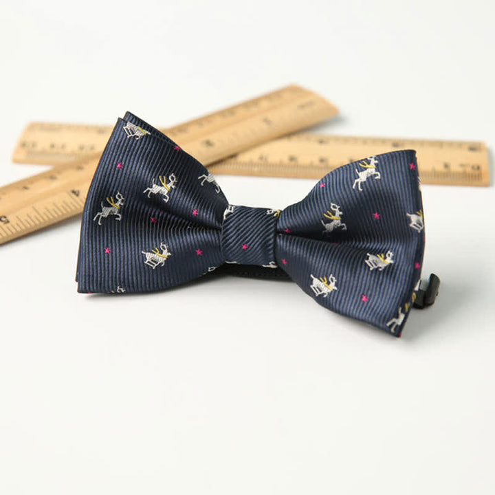 Kid's Cute Printed Double-Layered Stylish Fun Bow Tie - Style #16 - image 18