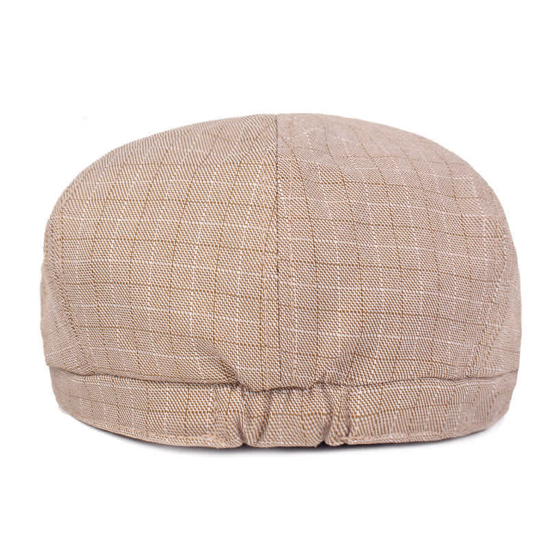 Classic Newsboy 8 Panel Plaid Beret Hat - image 6