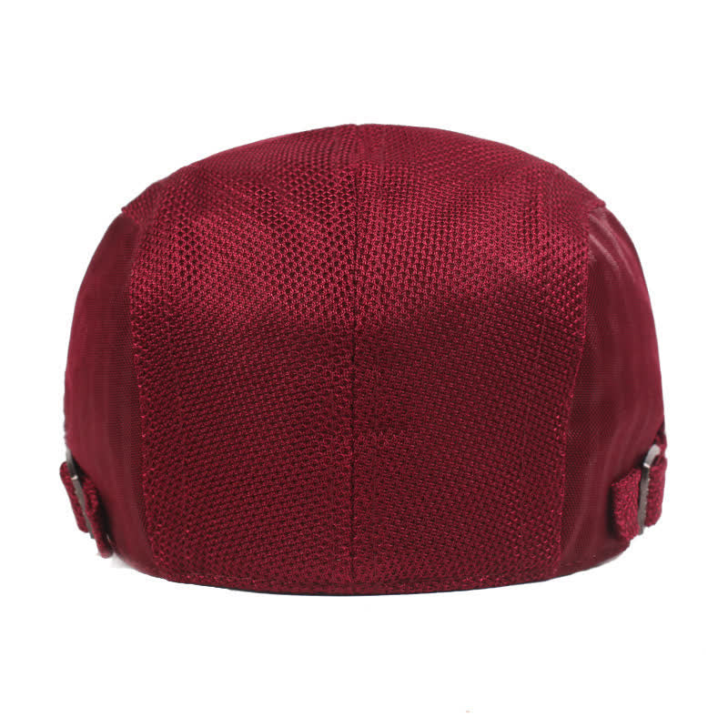 Simple Duckbill Striped Lightweight Beret Hat - image 3
