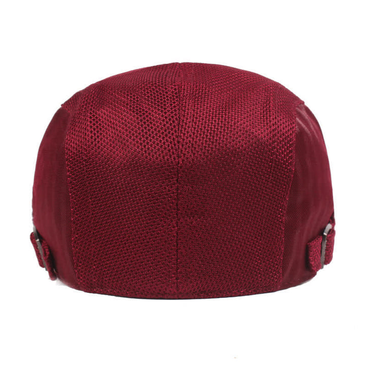 Simple Duckbill Striped Lightweight Beret Hat - image 3