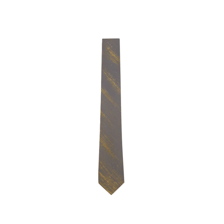 Men's Shining Gray Double Layered Bow Tie - Necktie - image 6