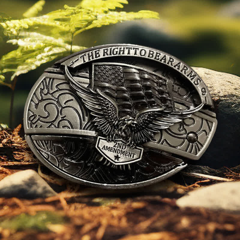 Personality DIY Hidden Folding Knife Leather Belt Buckles Bundle Set