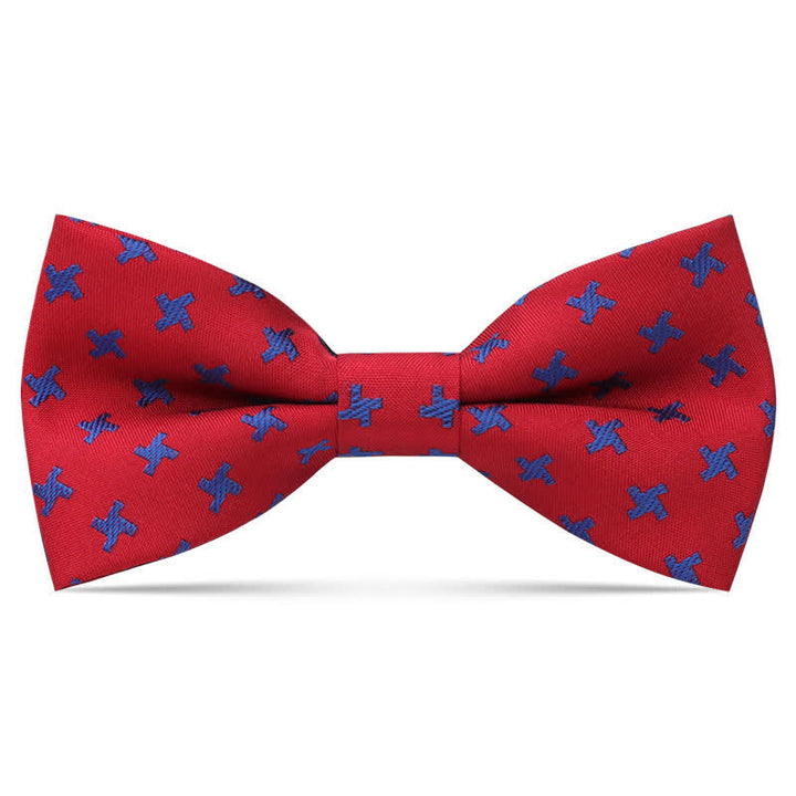 Kid's Interesting Cartoon Animal Motifs Bow Tie - Burgundy Boomerage - image 25