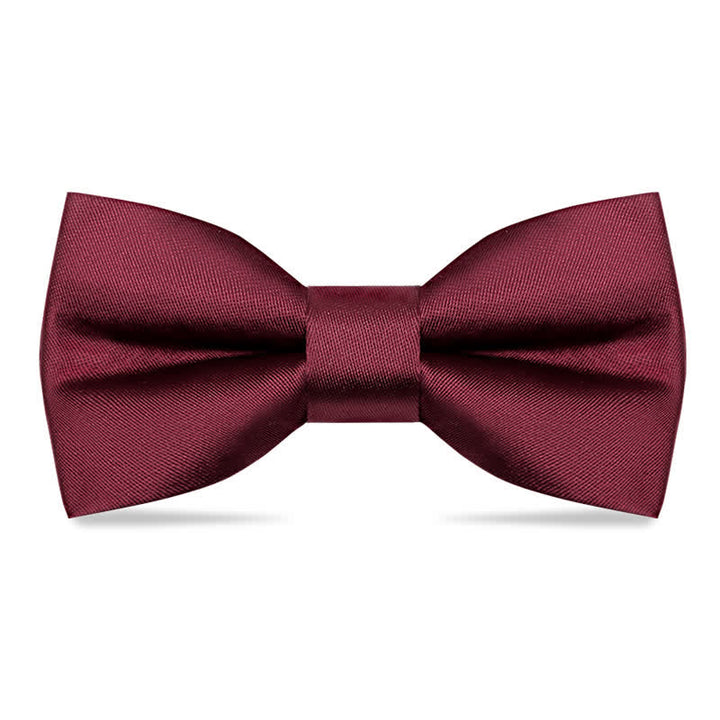 Kid's Naughty Teddy Bear Twilled Bow Tie - Dark Red - image 6