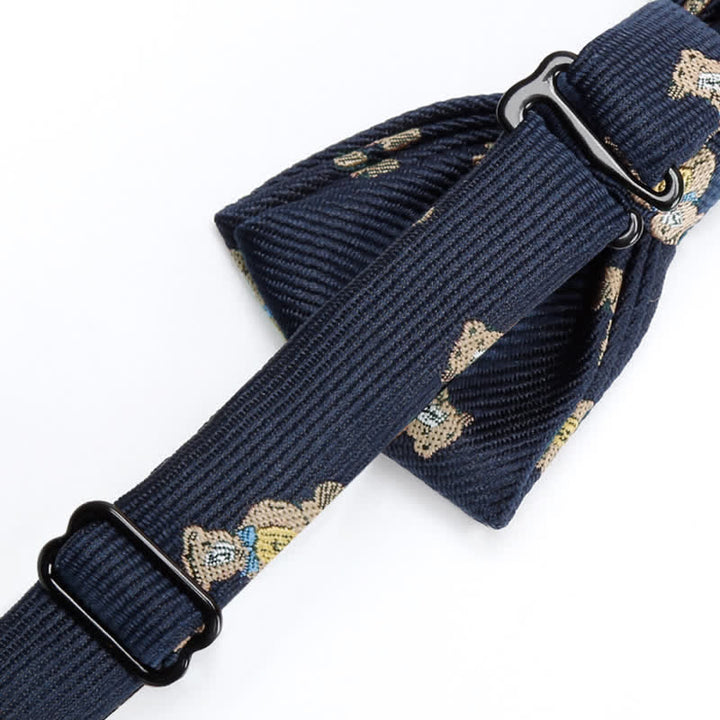 Kid's Naughty Teddy Bear Twilled Bow Tie - image 4