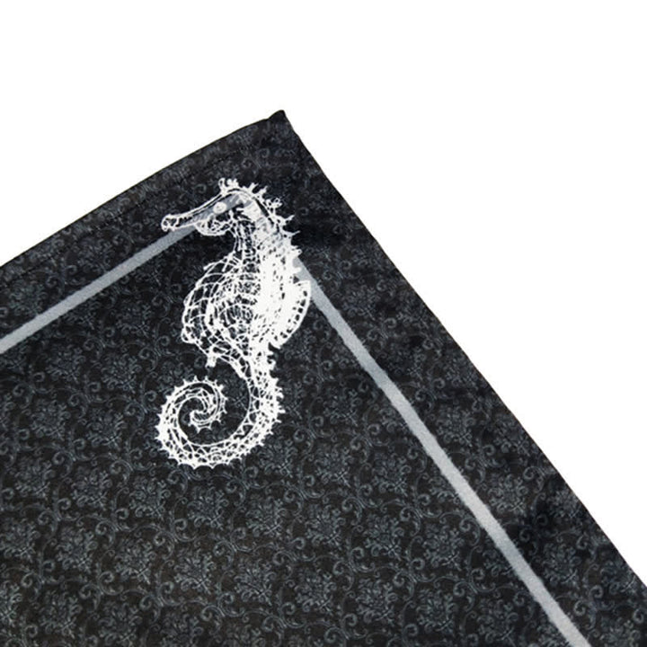 Men's Vintage Baroque Printed Oversized Pointed Bow Tie - image 10