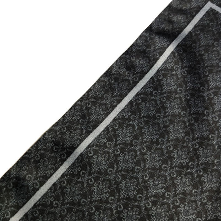 Men's Vintage Baroque Printed Oversized Pointed Bow Tie - image 11