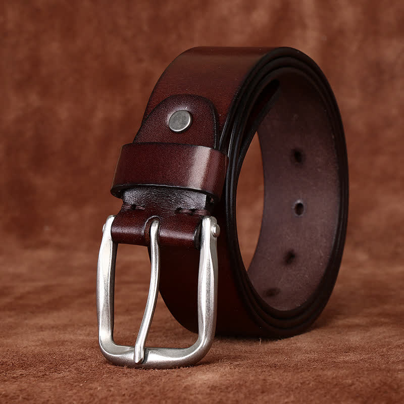 Classic Beaded Embellishments Trendy Leather Belt - image 3