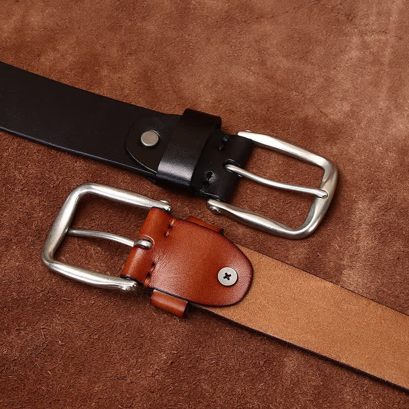 Classic Beaded Embellishments Trendy Leather Belt - image 4