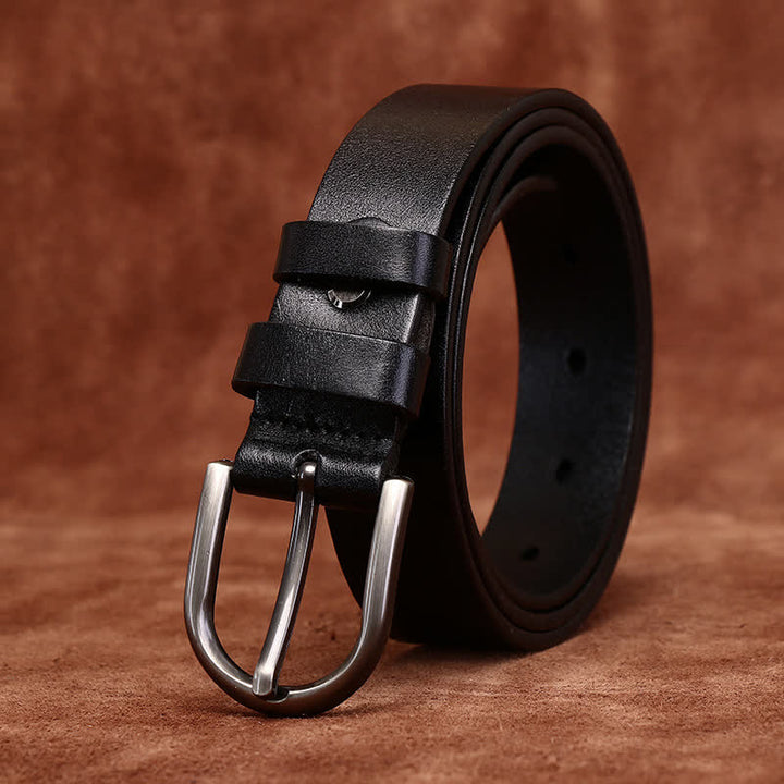 Metal Rivet Fashionable Casual Slim Leather Belt - image 7
