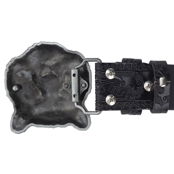 Toger Head Jeans Decorative Western Leather Belt - image 5