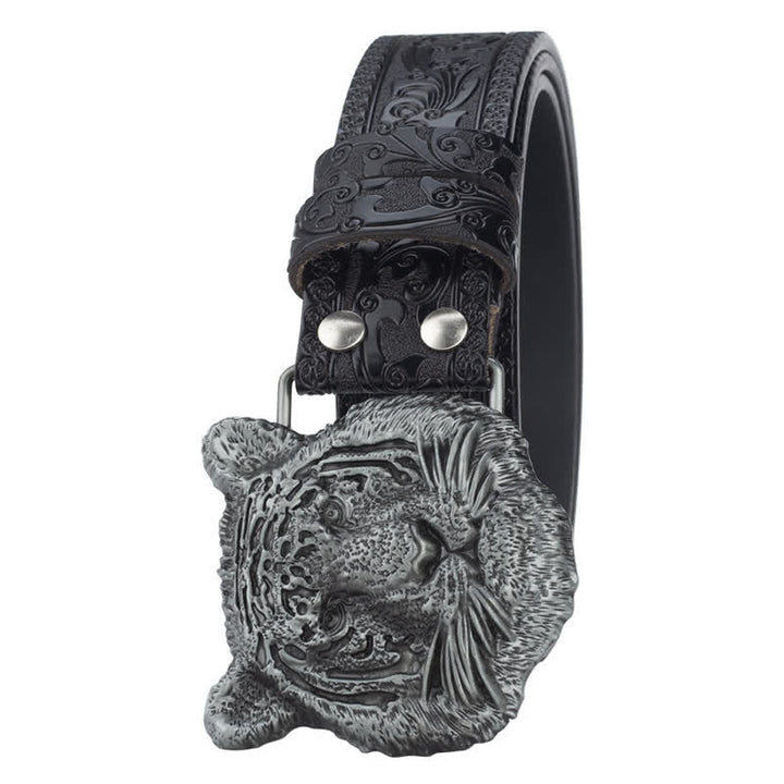 Toger Head Jeans Decorative Western Leather Belt - image 3