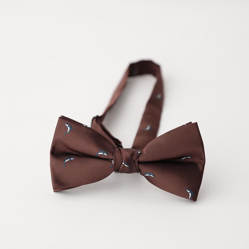 Men's Gradient Pattern Vintage Style Business Bow Tie - Style #10 - image 15