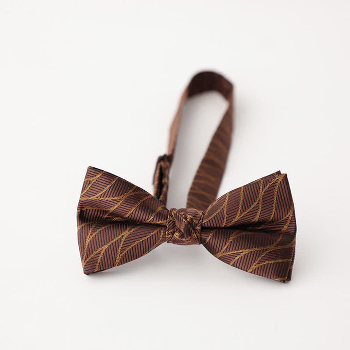 Men's Gradient Pattern Vintage Style Business Bow Tie - Style #11 - image 16