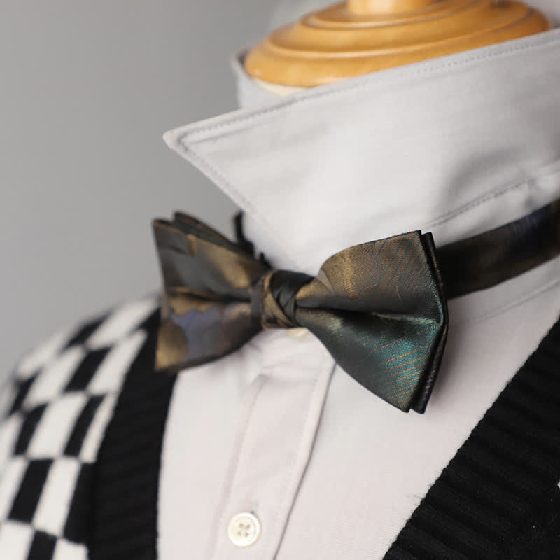 Men's Gradient Pattern Vintage Style Business Bow Tie - image 1