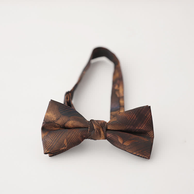 Men's Gradient Pattern Vintage Style Business Bow Tie - Style #2 - image 4