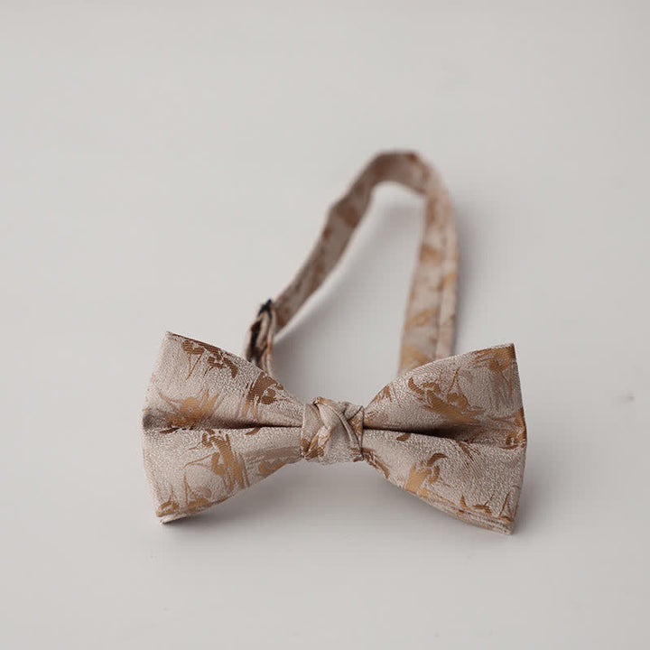 Men's Gradient Pattern Vintage Style Business Bow Tie - Style #6 - image 11