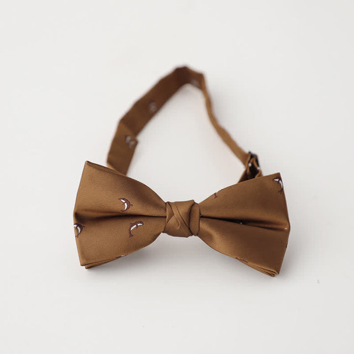 Men's Gradient Pattern Vintage Style Business Bow Tie - Style #7 - image 12