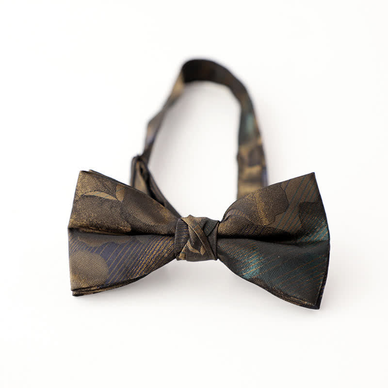 Men's Gradient Pattern Vintage Style Business Bow Tie - Style #1 - image 2