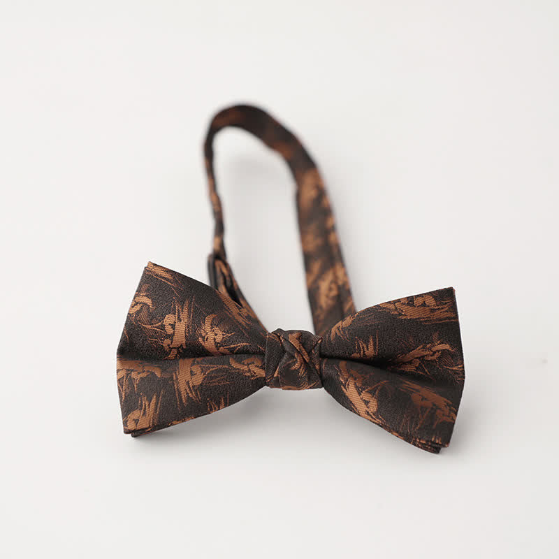 Men's Gradient Pattern Vintage Style Business Bow Tie - Style #5 - image 10