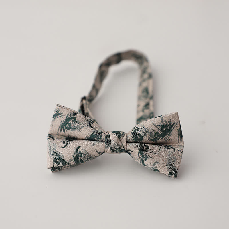 Men's Gradient Pattern Vintage Style Business Bow Tie - Style #4 - image 9