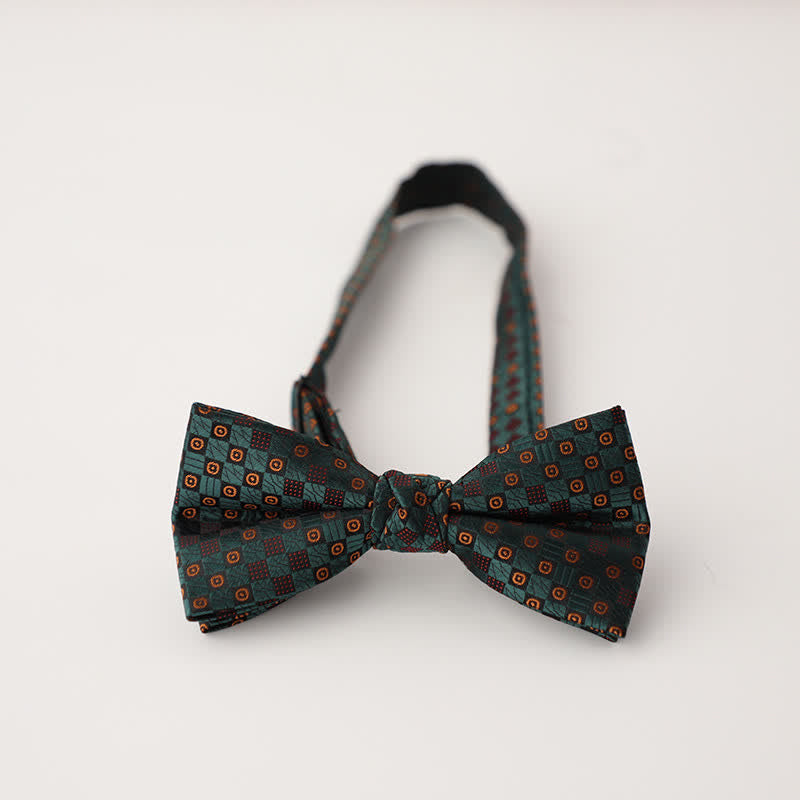 Men's Gradient Pattern Vintage Style Business Bow Tie - Style #16 - image 21