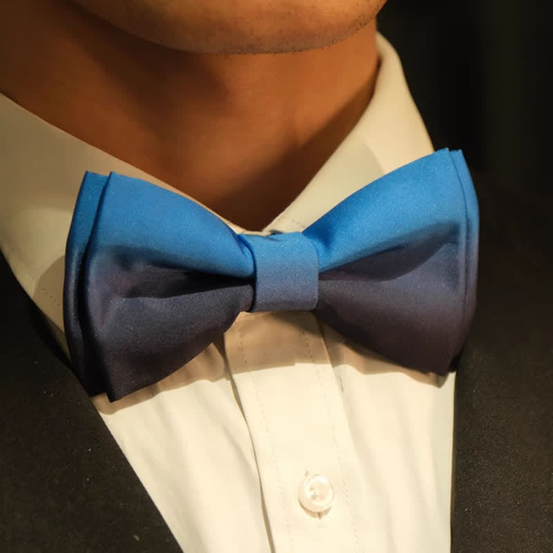 Men's Dreamy Gradient Color Bow Tie - image 0