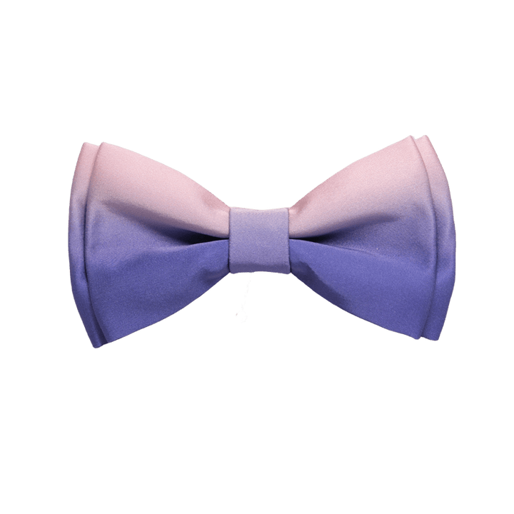 Men's Dreamy Gradient Color Bow Tie - Pink & Purple - image 3