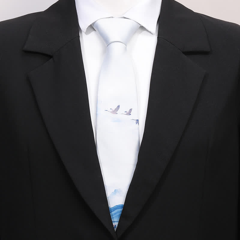 Men's Fun Animal Print Business Slim Necktie - image 7