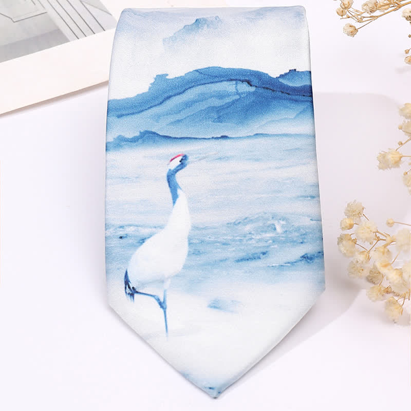 Men's Fun Animal Print Business Slim Necktie - image 8