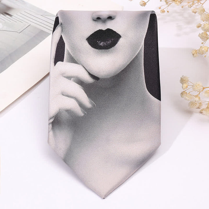 Men's Fun Animal Print Business Slim Necktie - image 15