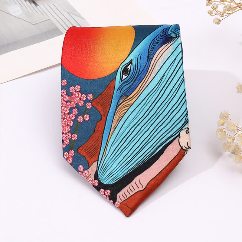 Men's Fun Animal Print Business Slim Necktie - image 5