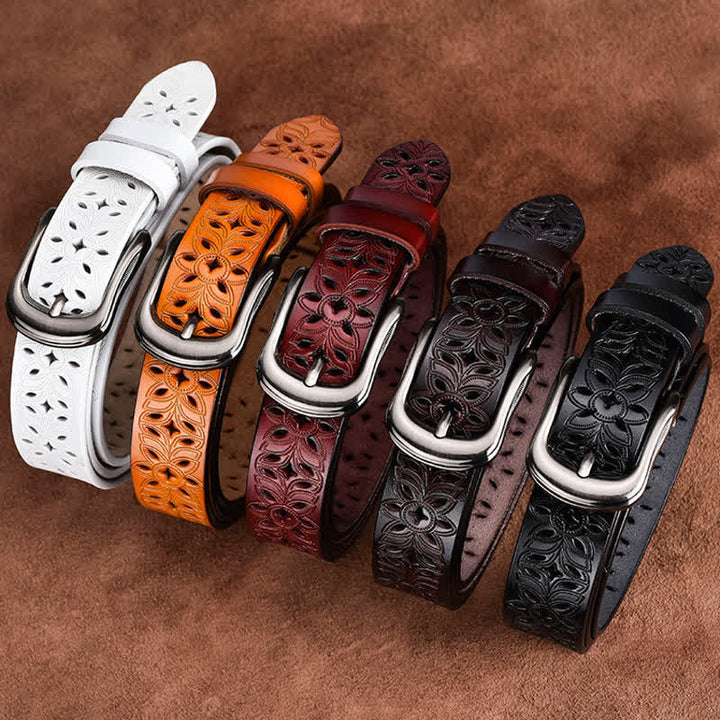 Women's Exquisite Fashion Accessory Hollow Out Leather Belt - image 1