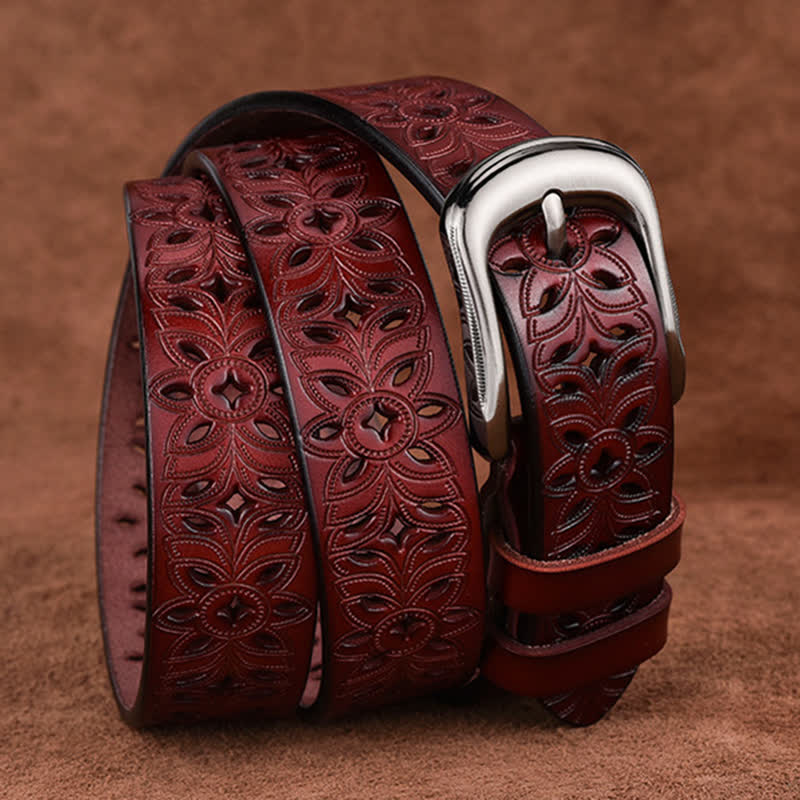 Women's Exquisite Fashion Accessory Hollow Out Leather Belt - image 2