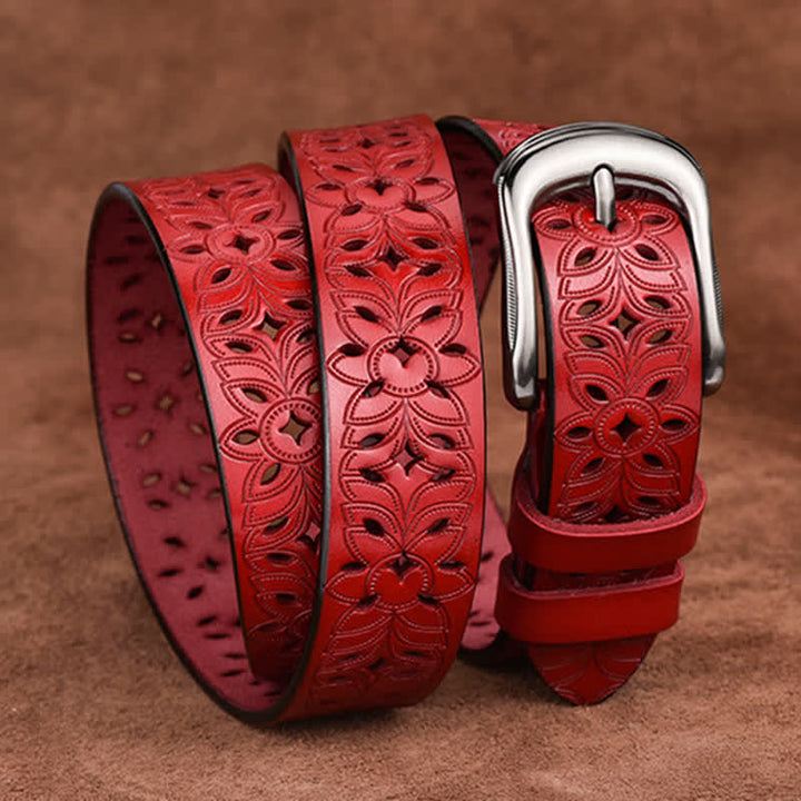 Women's Exquisite Fashion Accessory Hollow Out Leather Belt - image 14