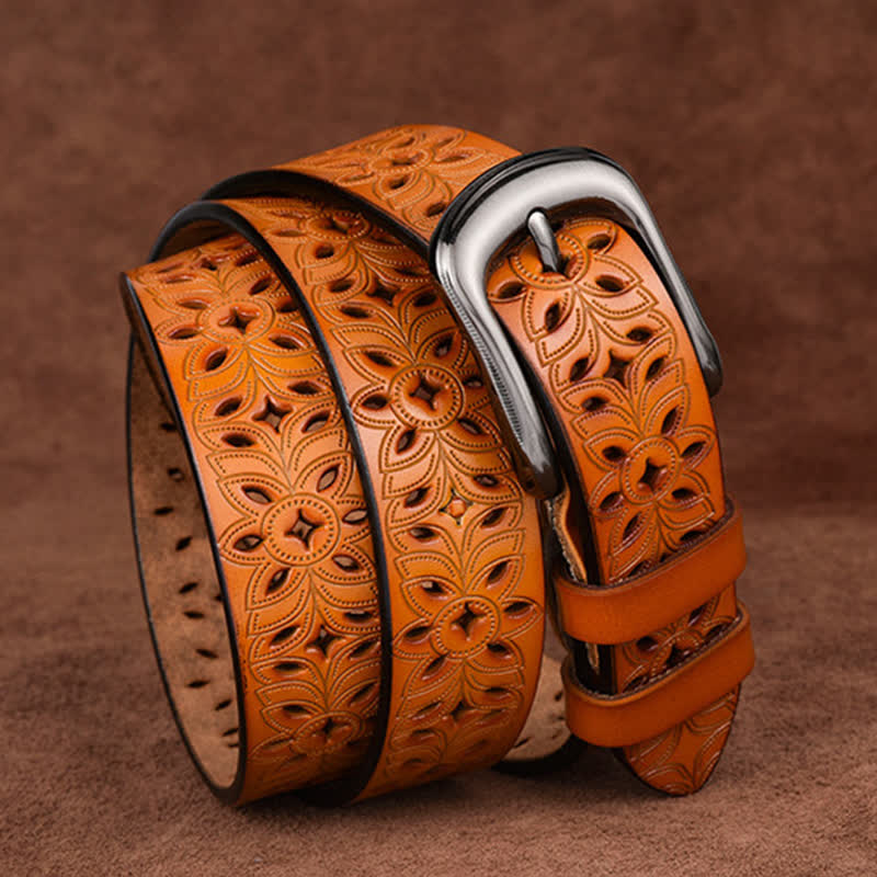 Women's Exquisite Fashion Accessory Hollow Out Leather Belt - image 9
