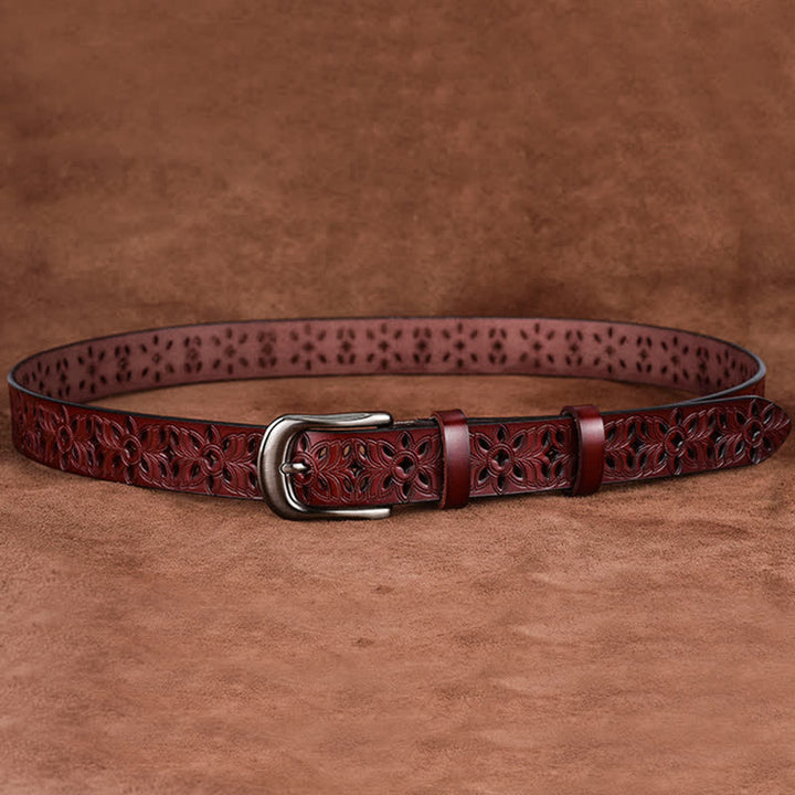 Women's Exquisite Fashion Accessory Hollow Out Leather Belt - image 3