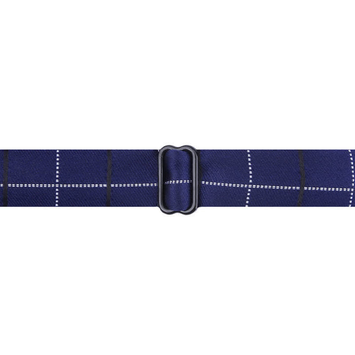 2Pcs Men's British Style Plaid Pattern Bow Tie Set - image 4