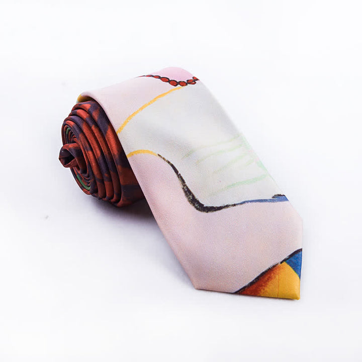 Men's Beautiful Scene Printed Elegant Gentleman Necktie - Style #3 - image 4