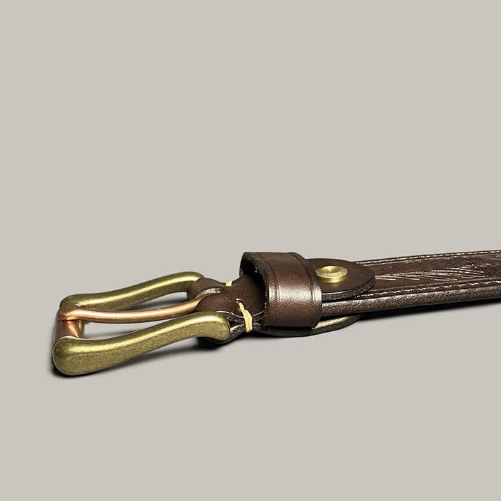 Classic Fasion Flower Printing Design Leather Belt - image 8