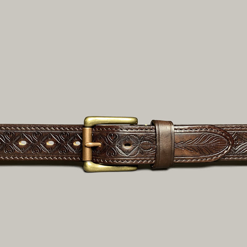 Classic Fasion Flower Printing Design Leather Belt - image 4
